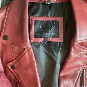 Bod & Christensen Lamb Skin Buttery Leather Jacket
